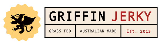 Griffin Jerky Grass Fed Australian Beef, Preservative Free, Best Jerky
